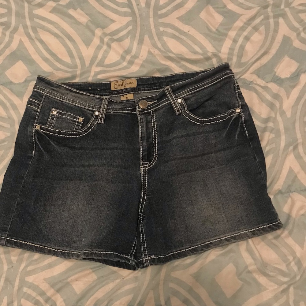 Earl high rise jean shorts